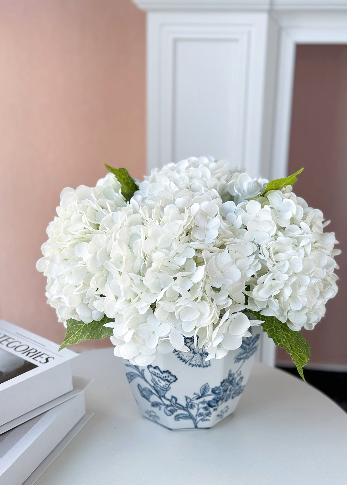 artificial hydrangeas
