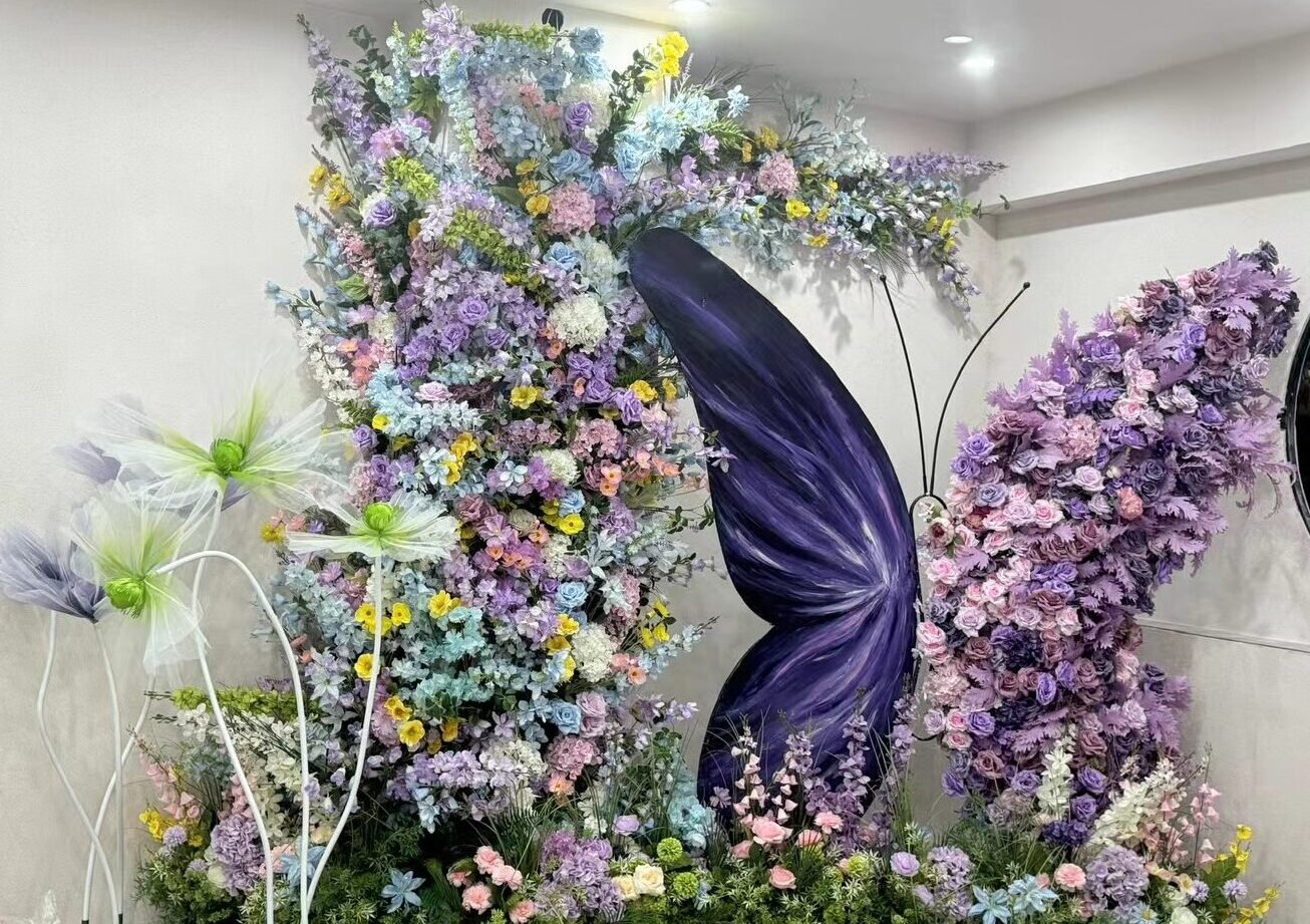 silk flowers for decoration