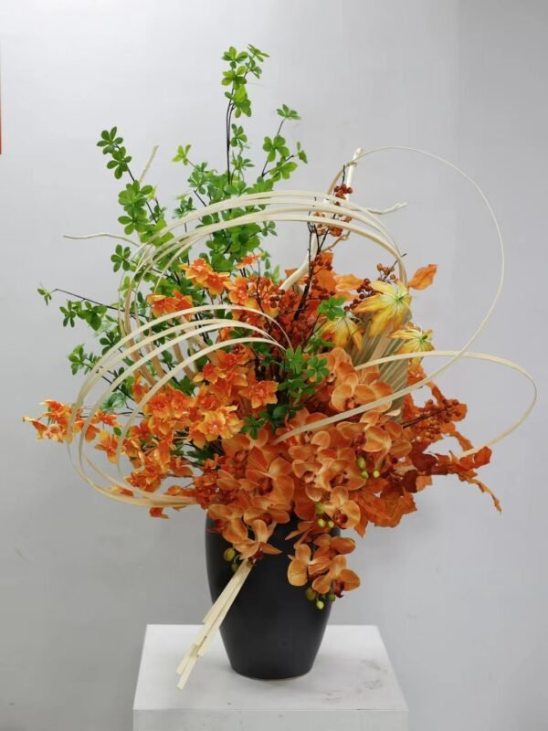 Artificial flowers in modern decor
